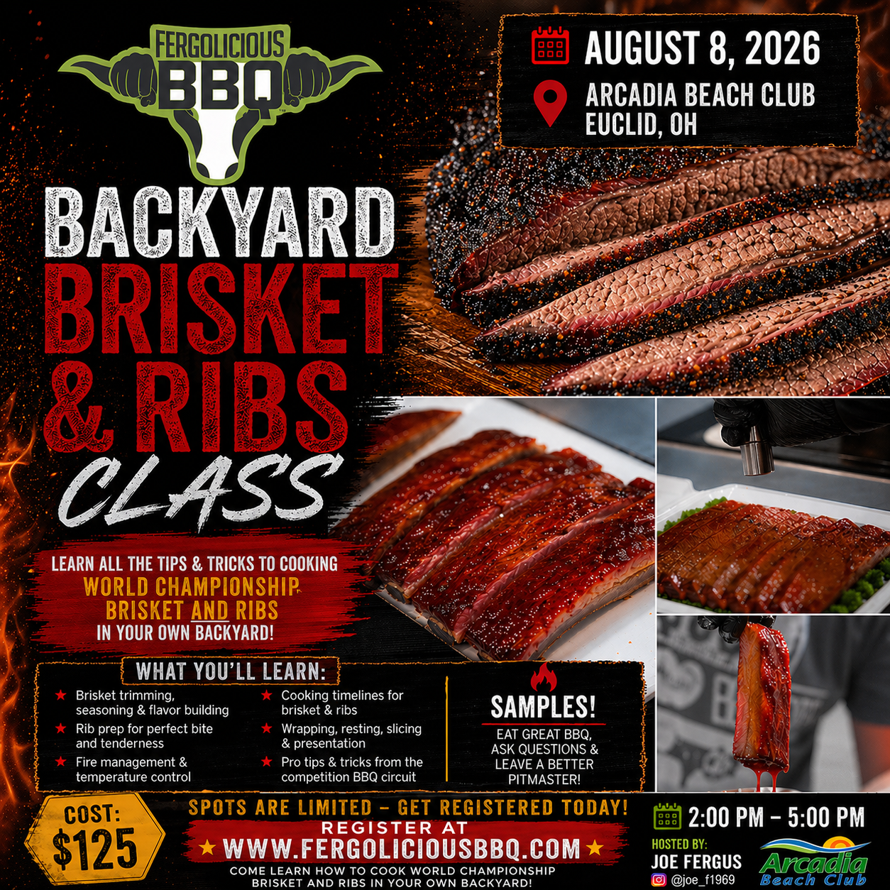 Backyard Brisket & Ribs Class in Euclid, OH