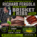July 12, 2026-  Backyard Brisket & Ribs Class at Pop n Docs Marina in Decatur, NE
